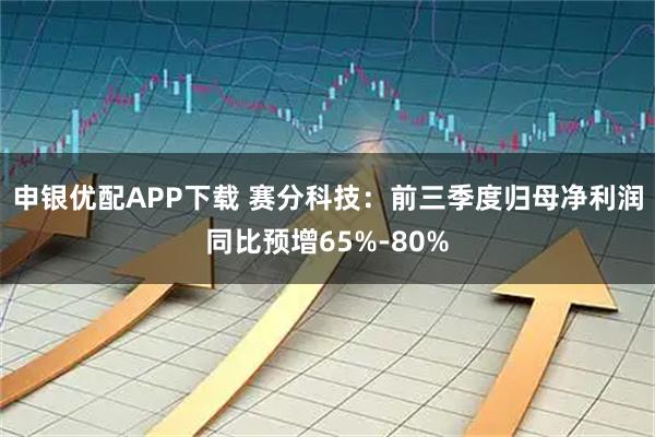 申银优配APP下载 赛分科技：前三季度归母净利润同比预增65%-80%