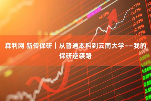 森利网 新传保研｜从普通本科到云南大学——我的保研逆袭路